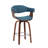 Keisha Swivel Fabric Mid-Century Stool-1274460725-1274460724