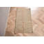 Petit tapis turc rétro fait à la main en beige doux avec motif bohème délavé, parfait pour un décor ethnique et un tapis de porte élégant