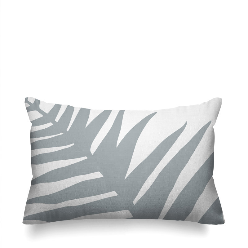 Housse et insert de coussin rectangulaire Fielding, Gris