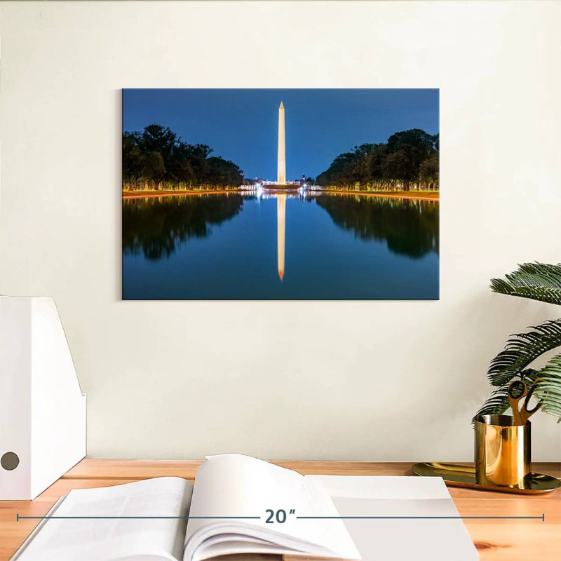 Lilie Washington Monument Reflection, 8" H x 12" W