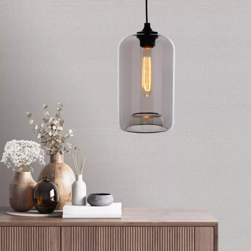 Bedelia 1 - Modern Industrial Ceiling Pendant Light – Hanging Fixture for Kitchens & Bedrooms