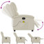  Fauteuil de massage inclinable crème-1945314712