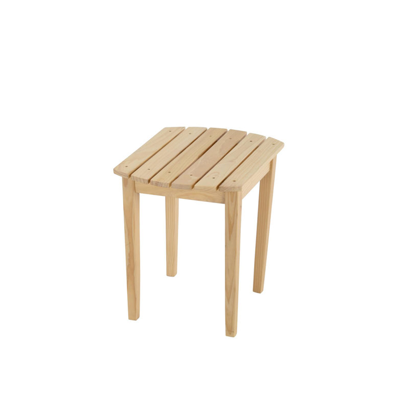 Trumbull Solid Wood End Table, Natural