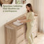 Commode 7 tiroirs en rotin pour chambre à coucher, salon-1378347668