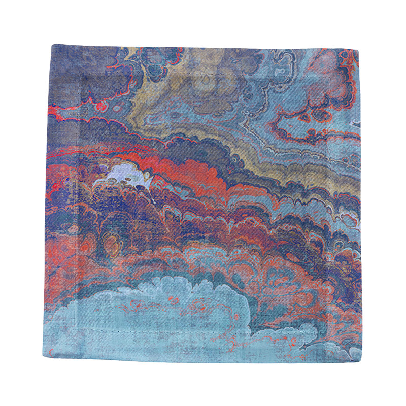 Square Napkins, Lava