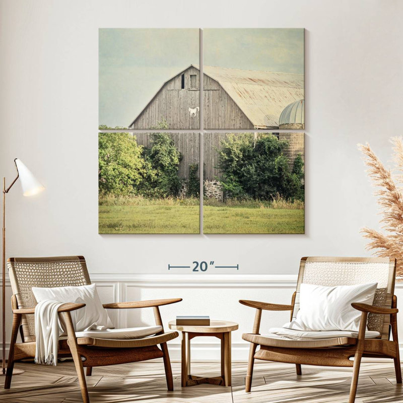 Lilie Late Summer Barn II, H 57 po x l 57 po