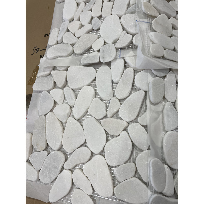 Snowflake 12" x 12" Cement Mosaic Floor Use Tile