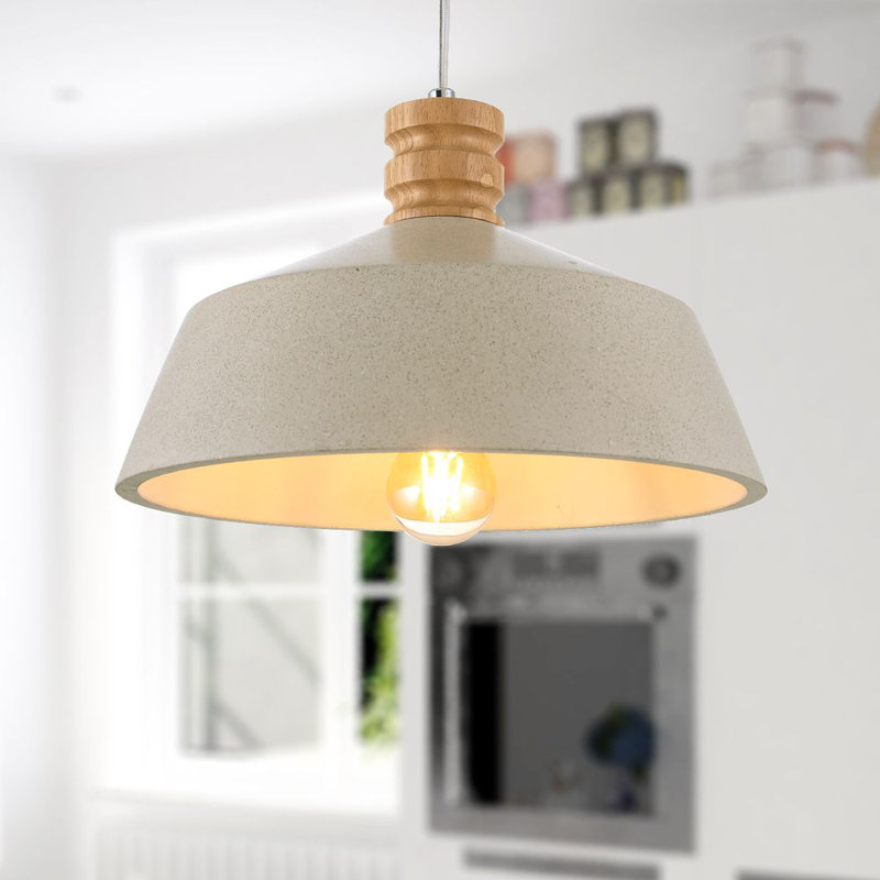 Vaasa 1 - Light Dome Pendant, Sandstone White, White