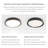 Round Integrated LED Surface Light, Slim Flush Mount Ceiling Light, Comfortable Low Glare, Edge-Lit Tech, ELV Dim-114530939-114530940-114530943