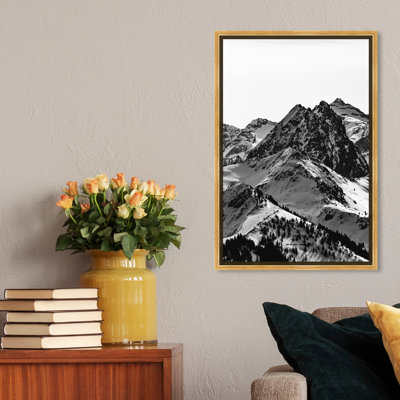 «Up The Mountain Snowy Mountains», impression sur toile