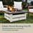 Honeycomb Edisto Outdoor Wood Burning Firepit-106633037