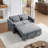 Versatile Convertible Sofa with Adjustable Backrest and Pull-Out Bed for Compact Spaces-2091538142