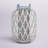  Grey Willow Lantern with Glass – 15.75 Inch Small-735074701