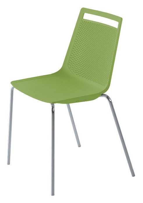 Chaise d'invité Akami, vert
