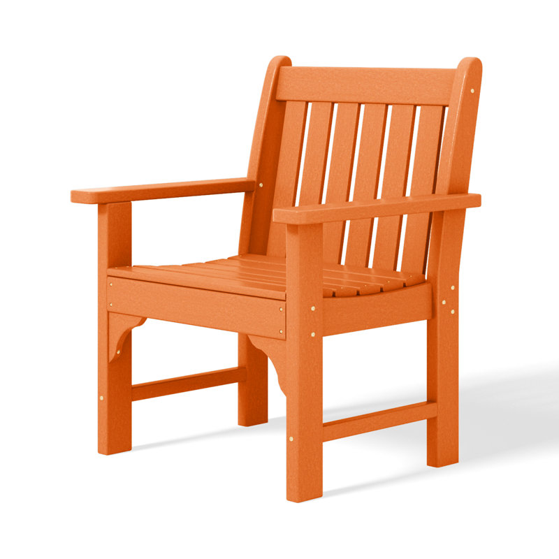 Laguna Abbeville Poly Garden Arm Chair (Set Of 4), Orange