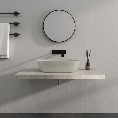 Lavabo de salle de bain 16 "Stone Zen