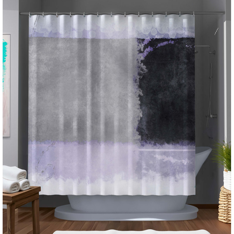Rideau de douche transparent délicat