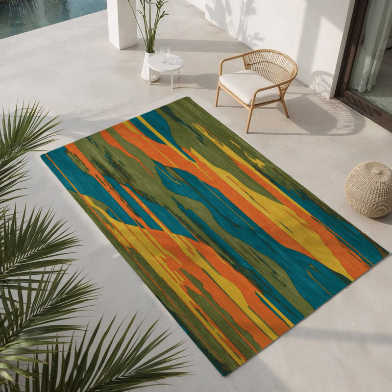Tapis intérieur et extérieur Savanna Tide, Rectangle 4pi x 6 pi
