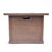 Outdoor Patio 24'' H X 32'' W Square Gas Burning Mgo Fire Pit (Tank Inside), Brown With Wood Pattern - 40,000 BTU