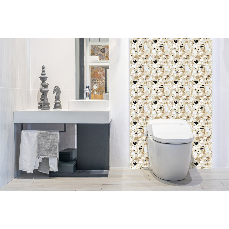 Wall Tiles Self Adhesive Vinyl Splashback Wall Stickers 39,37x19,68 Inch Sticker Tile Peel and Stick