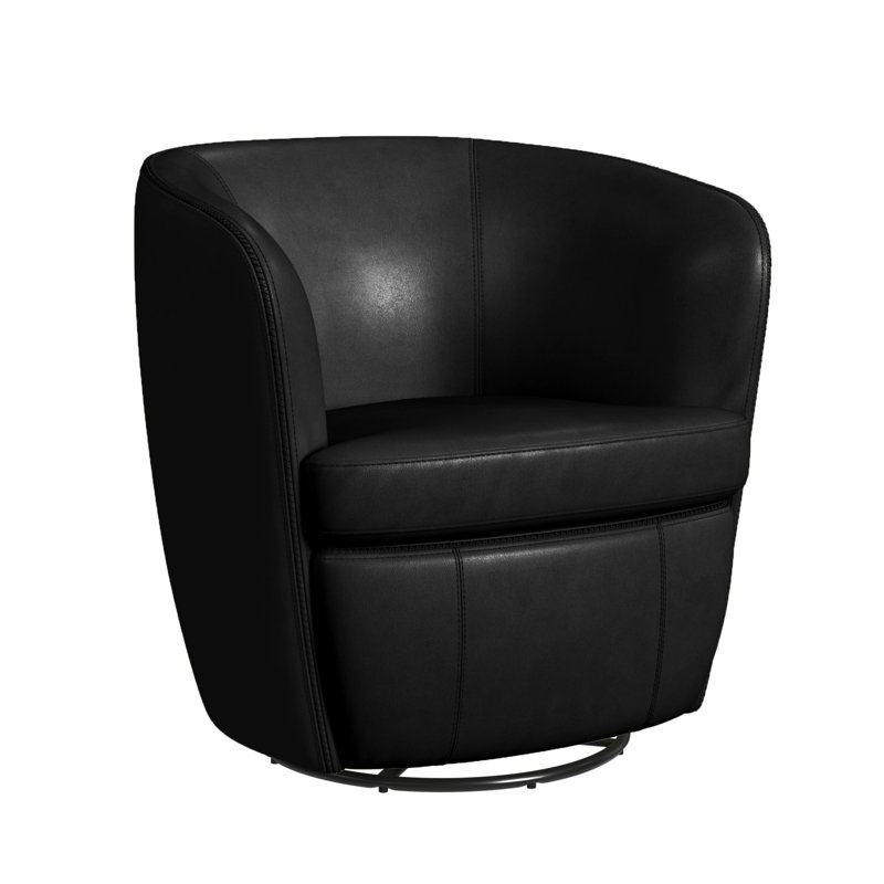 Chaise pivotante Vadwala, Noir