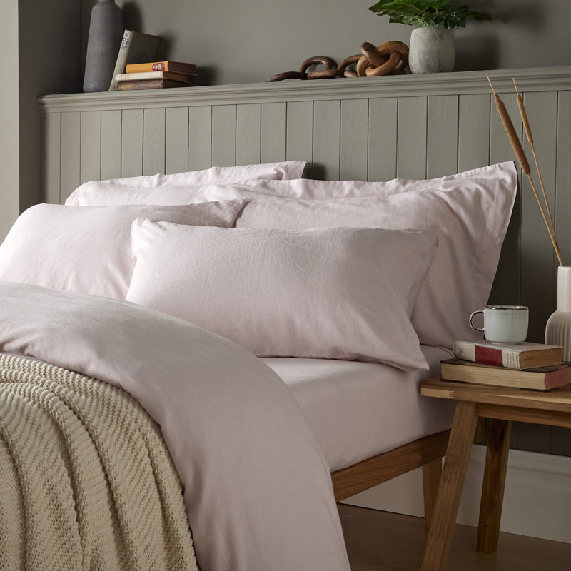 Syvester Linen Solid Colour Duvet Cover, Kingsize