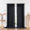 Wulfram Semi-Sheer Cotton Blend Curtain Set