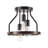 3-light Farmhouse Wood Flush Mount Light