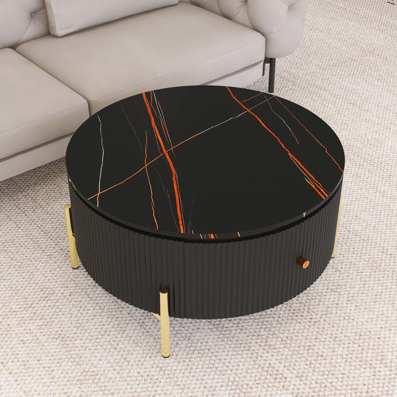 Table basse moderne, Noir