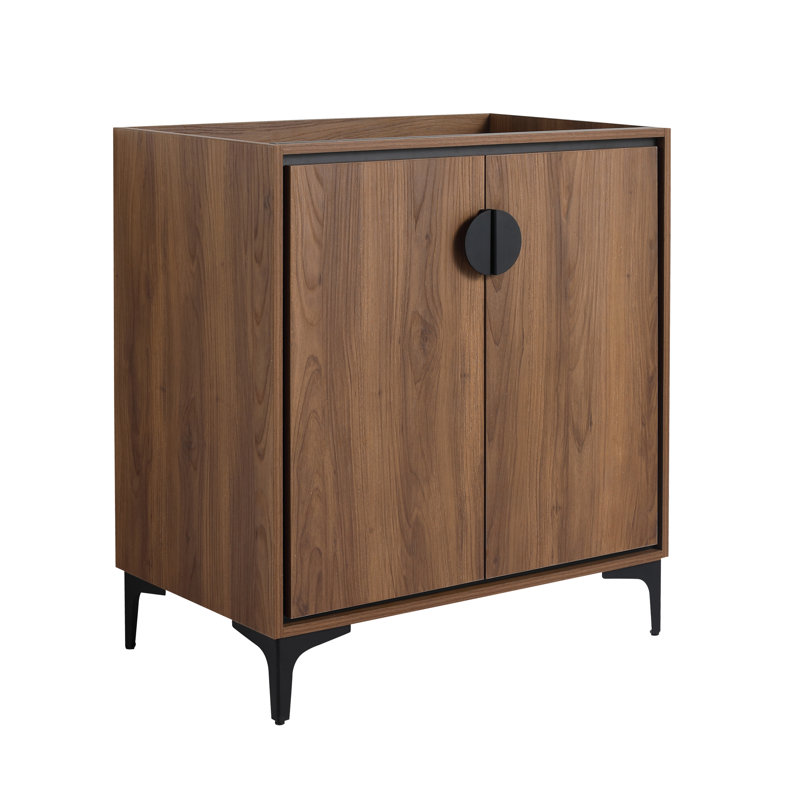 Base de meuble-lavabo autoportant 30 po avec 2 portes Maeve (lavabo non inclus)