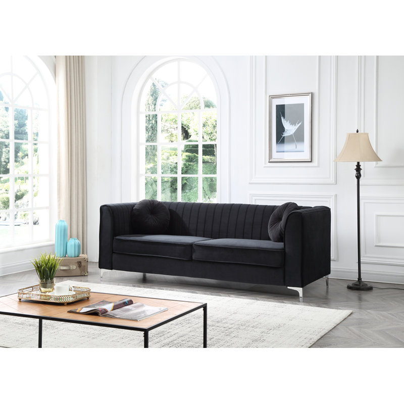 Canapé Delray G790A-S (2 boîtes),, Noir