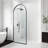 Arden 34" W x 78" H Fixed Framed Shower Screen with 3/8" Clear Glass-77317538