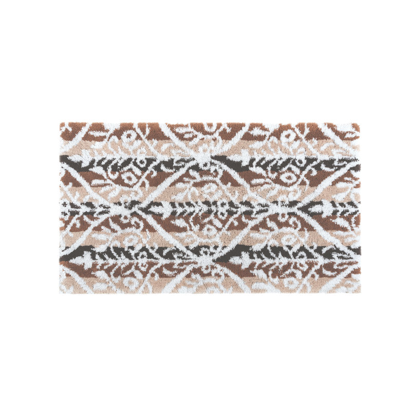Firenze Bath Rug, Chocolate, 20'' W x 31'' L