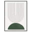 Imprimé n ° 5 vert Mid Century Modern par Miuus Studio-129449306-129449309-129449417