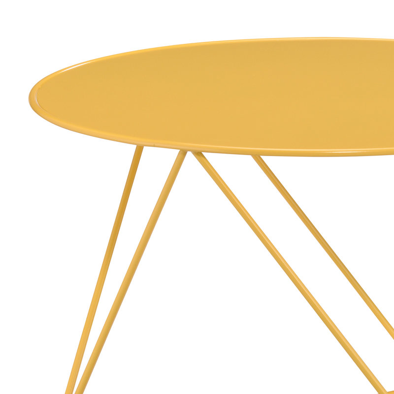 Table de bout Salas, Jaune