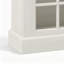 Meuble télé Chiara 97 po (246 cm) de largeur, style ferme, avec foyer, pour téléviseurs jusqu'à 88 po (224 cm), blanc/chêne-888739227-1000611157