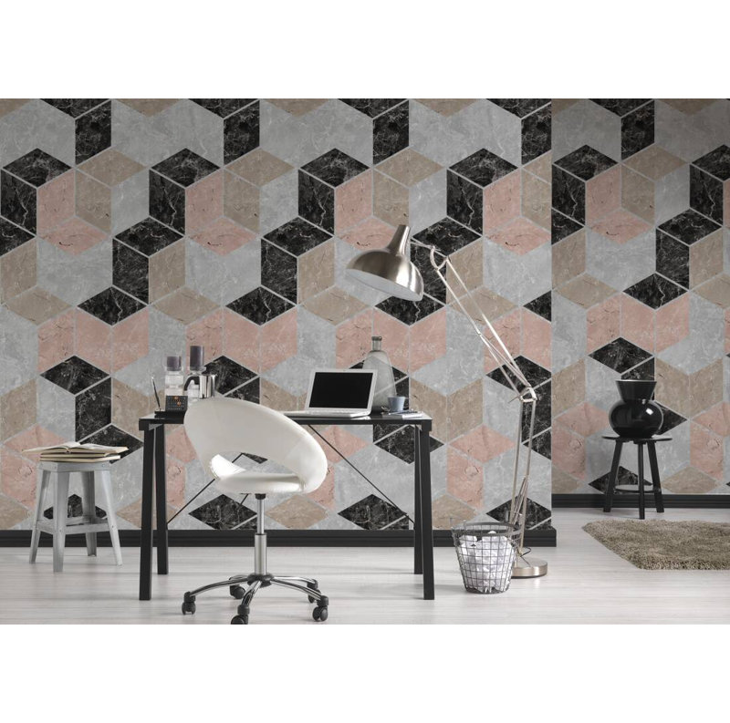 Liudvika Non-Pasted Geometric Wall Mural