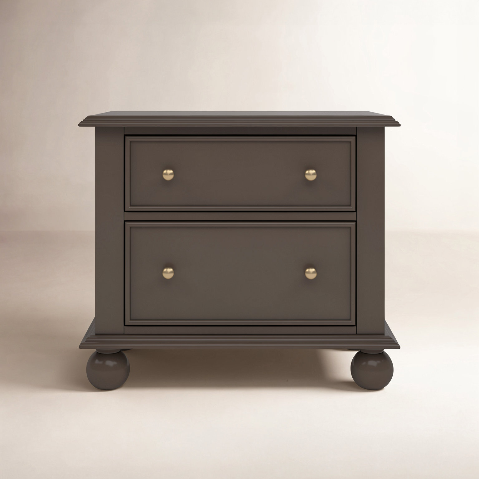 Selby Mahogany Nightstand, Bourbon