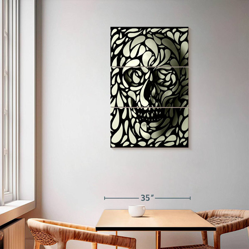Kerner Skull I, 57" H x 36" W