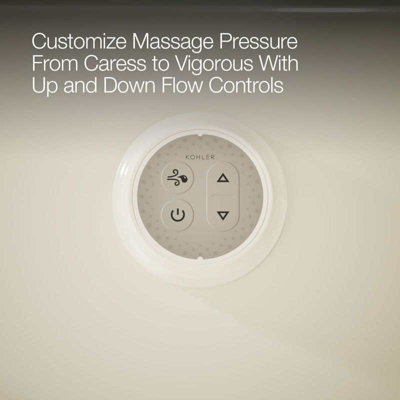 Tea-for-Two® 72-In Heated Bubblemassage Air Bath, Biscuit