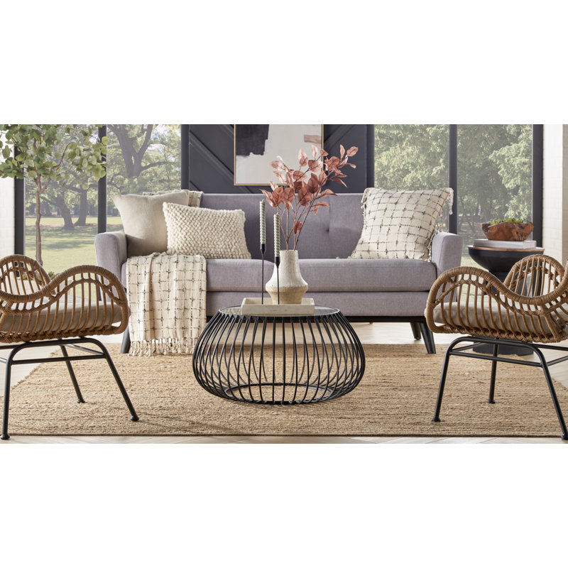 Gerri Solid Color Flatweave Area Rug, Square 8', Tan