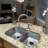 Whitehaus 32" Brushed Stainless Steel Double Bowl Undermount Sink