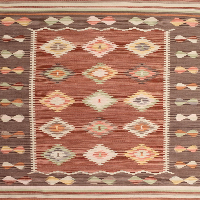 Sareeta Southwestern Indoor Rug, Square 6'