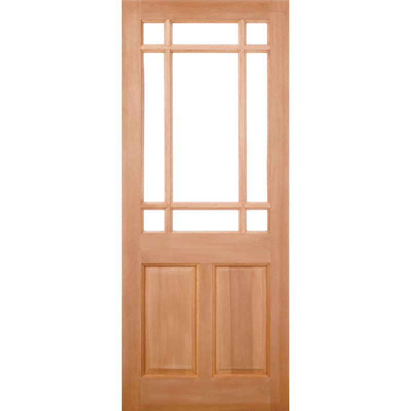 Warwick Unglazed Hardwood External Door, 198.1 cm H x 76.2 cm W x 4.4 cm D