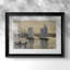 Schooners in Gloucester Harbor-Winslow Homer, reproduction encadrée avec passe-partout et verre 1873-532443924-532443925-532443930