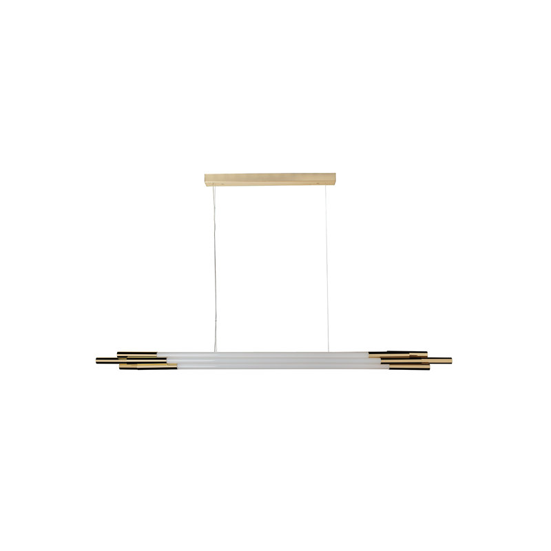 Org 5 - Light LED Pendant, 3.03" H x 62.99" W x 4.33" D