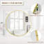 Miroir mural rond en aluminium Bhage-747923984-747923979