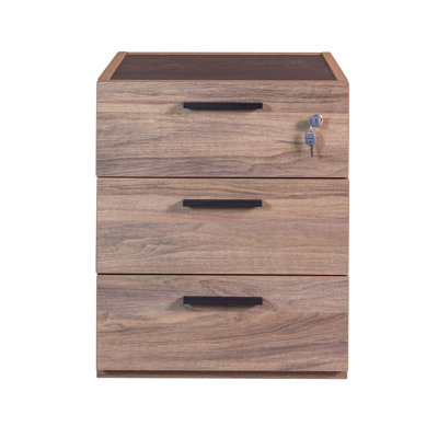 Brndon 50cm Wide 3 -Drawer File Cabinet