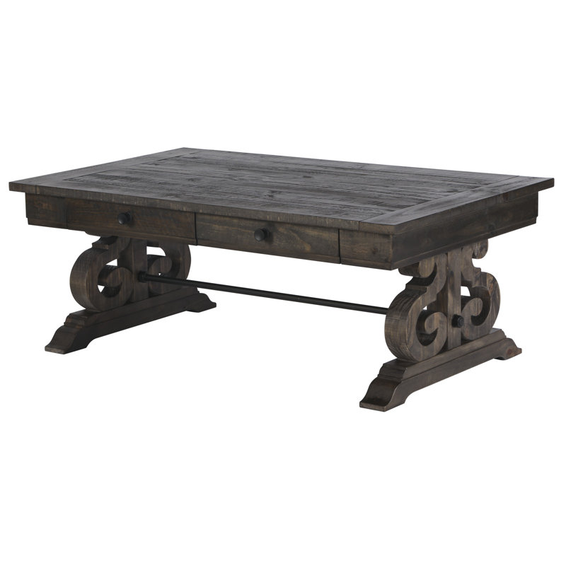 Aylor Rectangular Cocktail Table With 2 End Table And Rectangular Sofa Table, Gray