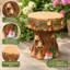 Tabouret et table d'appoint en résine Squirrel